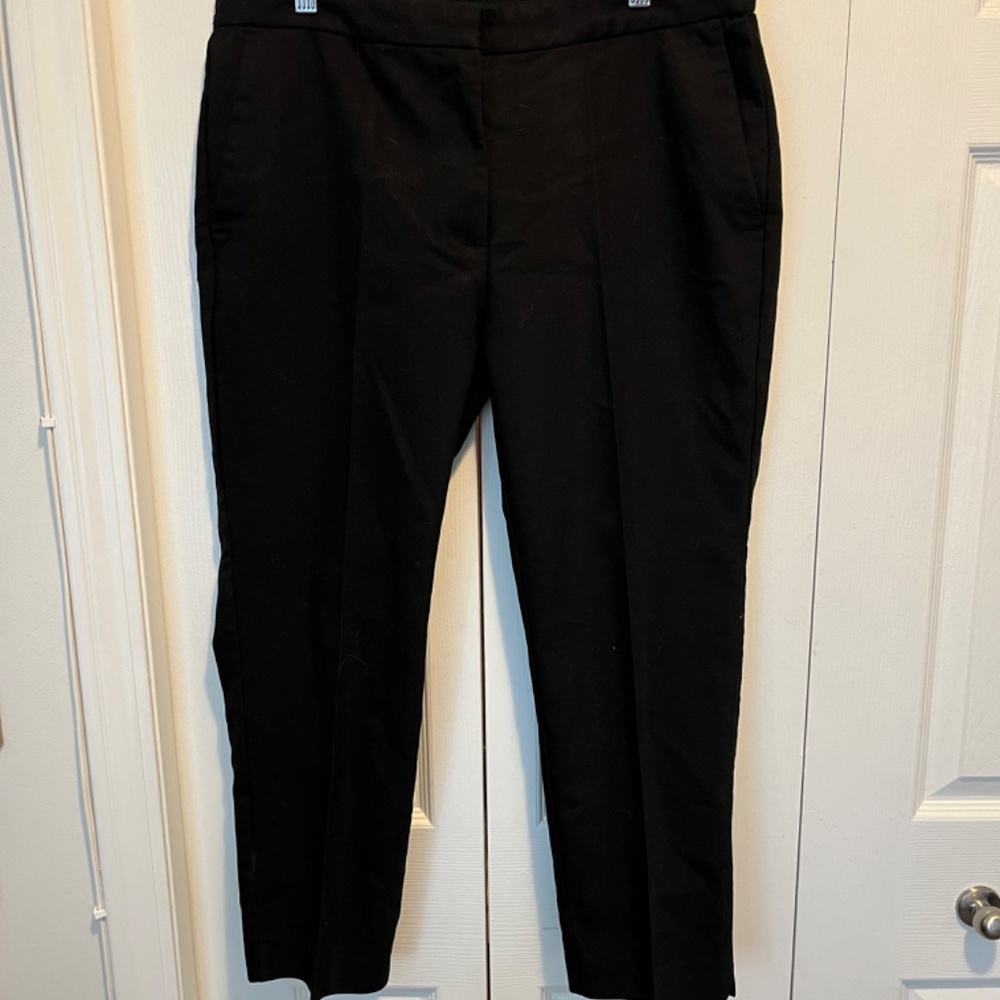 Zara Black Tailored Ankle Pants - Picture 2 of 10